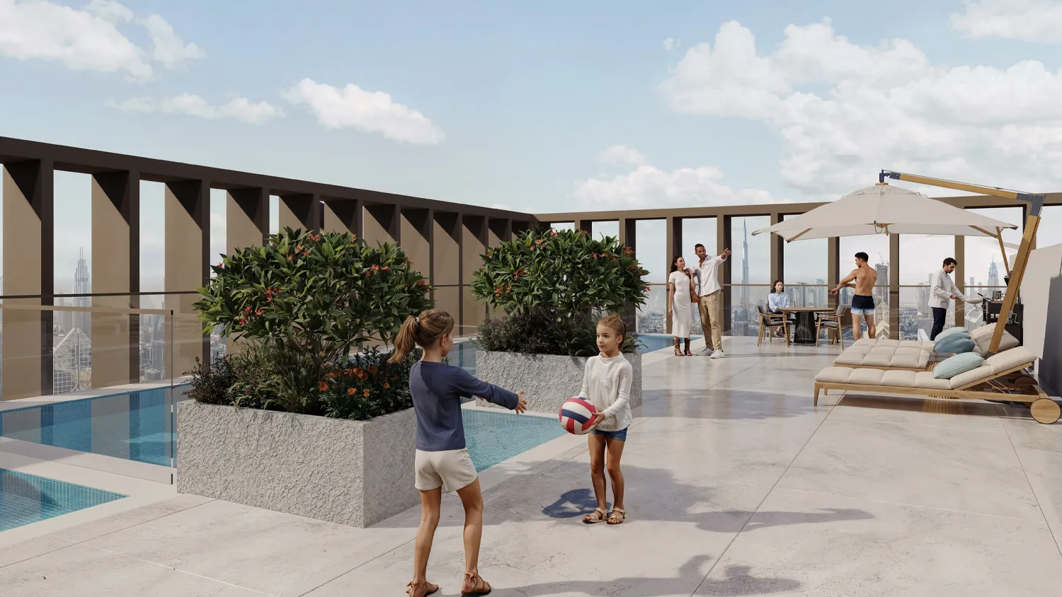 Rabdan Square rooftop garden